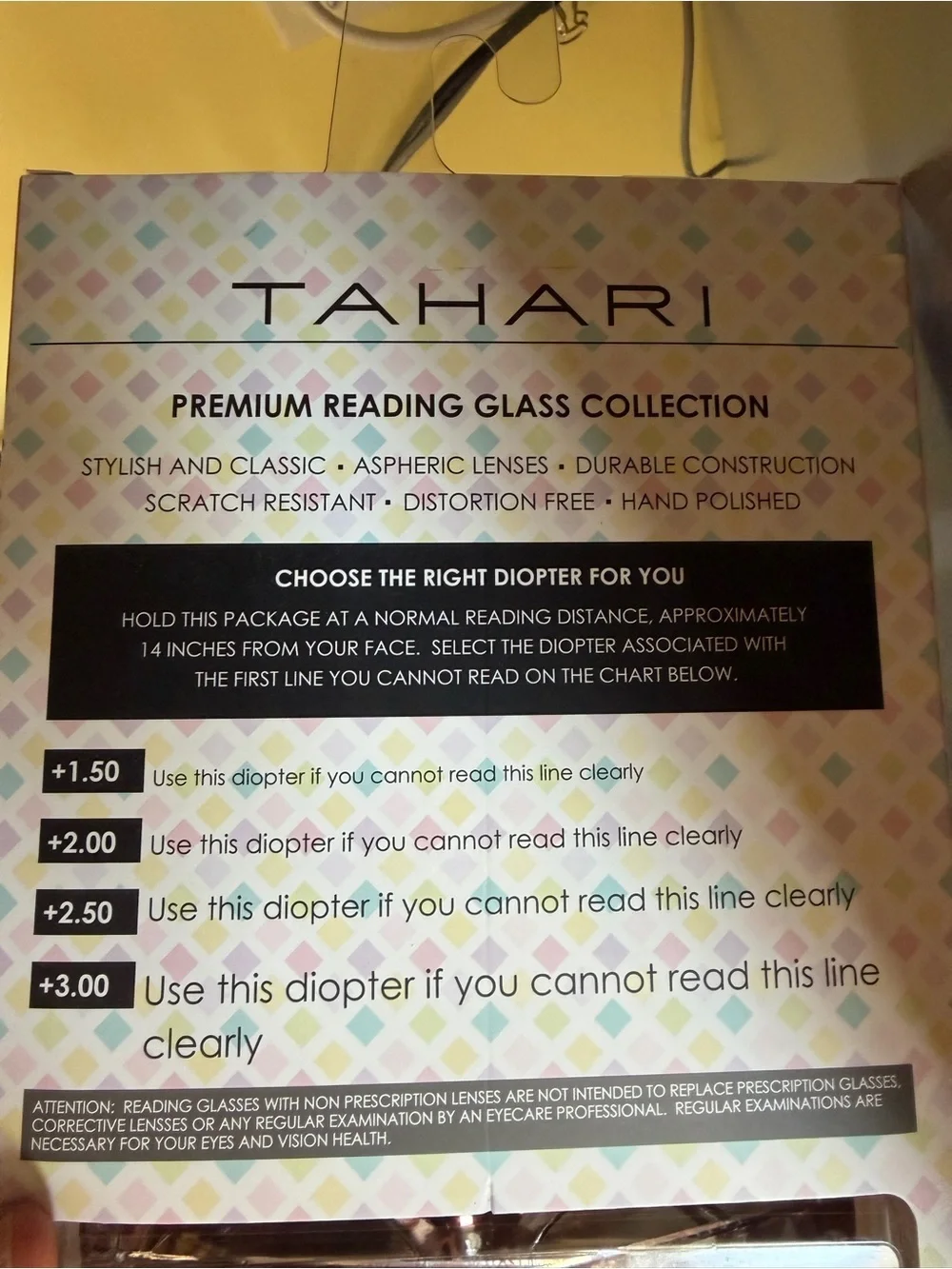 Tahari Reading Glasses 3-Pack - Black, Red, Tortoiseshell +2.00 Sun readers